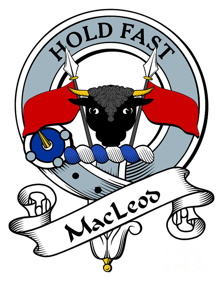 Clan Digital Art - MacLeod Clan Badge by Heraldry