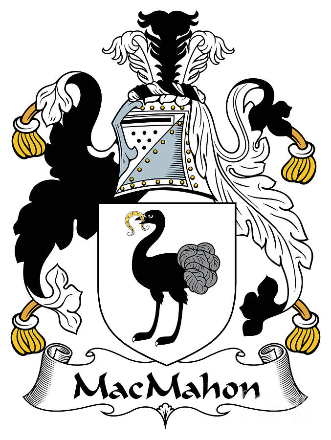 MacMahon Coat of Arms Monaghan Ireland Digital Art by Heraldry - Fine ...