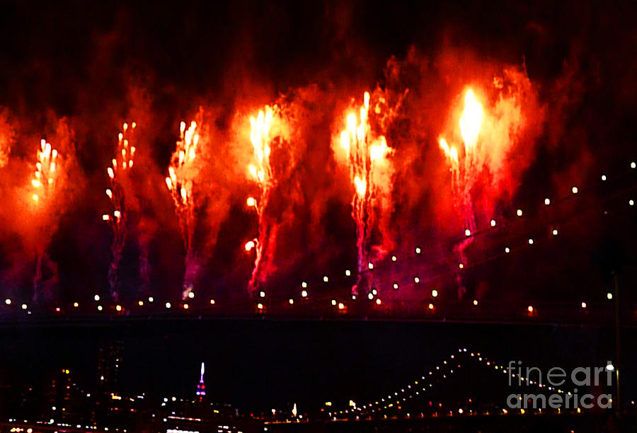Fireworks Photograph - Macys 4th Of July Fireworks by Kendall Eutemey Fireworks Photograph - Macys 4th Of July Fireworks by Kendall Eutemey