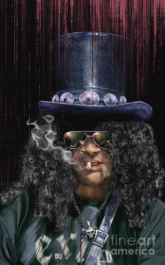Mad As A Hatter - Slash Painting by Reggie Duffie
