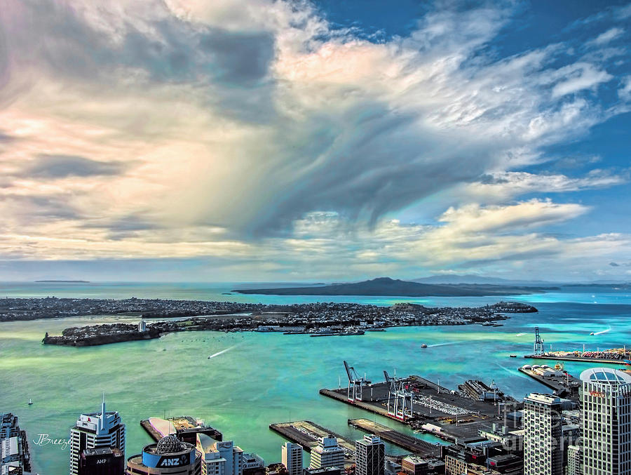 Aucklands Mad Cloud Photograph by Jennie Breeze