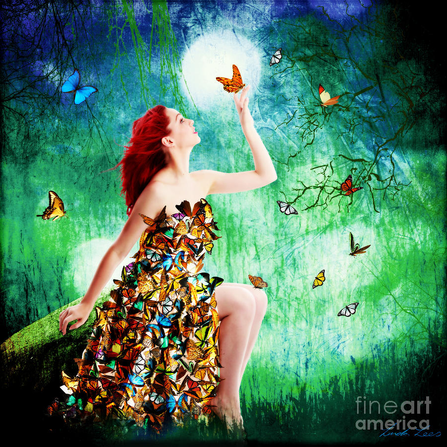 Madam Butterfly Digital Art by Linda Lees