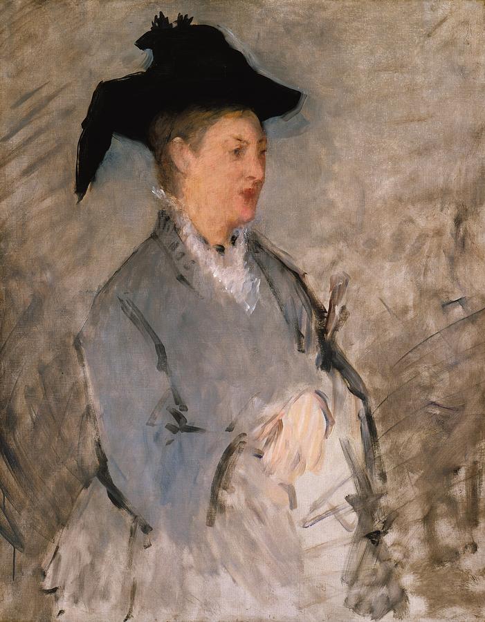 Edouard Manet Painting - Madame Edouard Manet by Edouard Manet