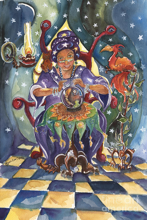 Magic Painting - Madame Fortune Teller by Cori Caputo