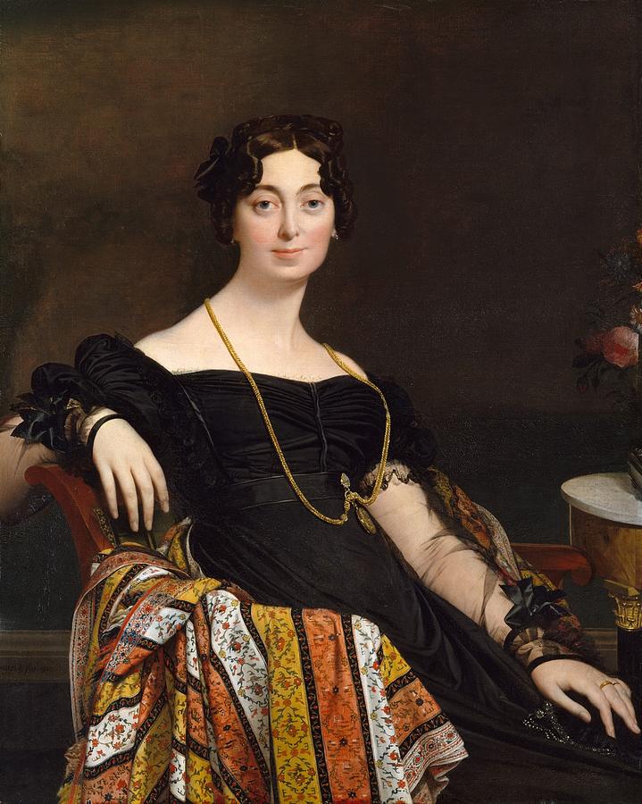 1823 Painting - Madame Jacques-Louis Leblanc by Jean-Auguste-Dominique Ingres