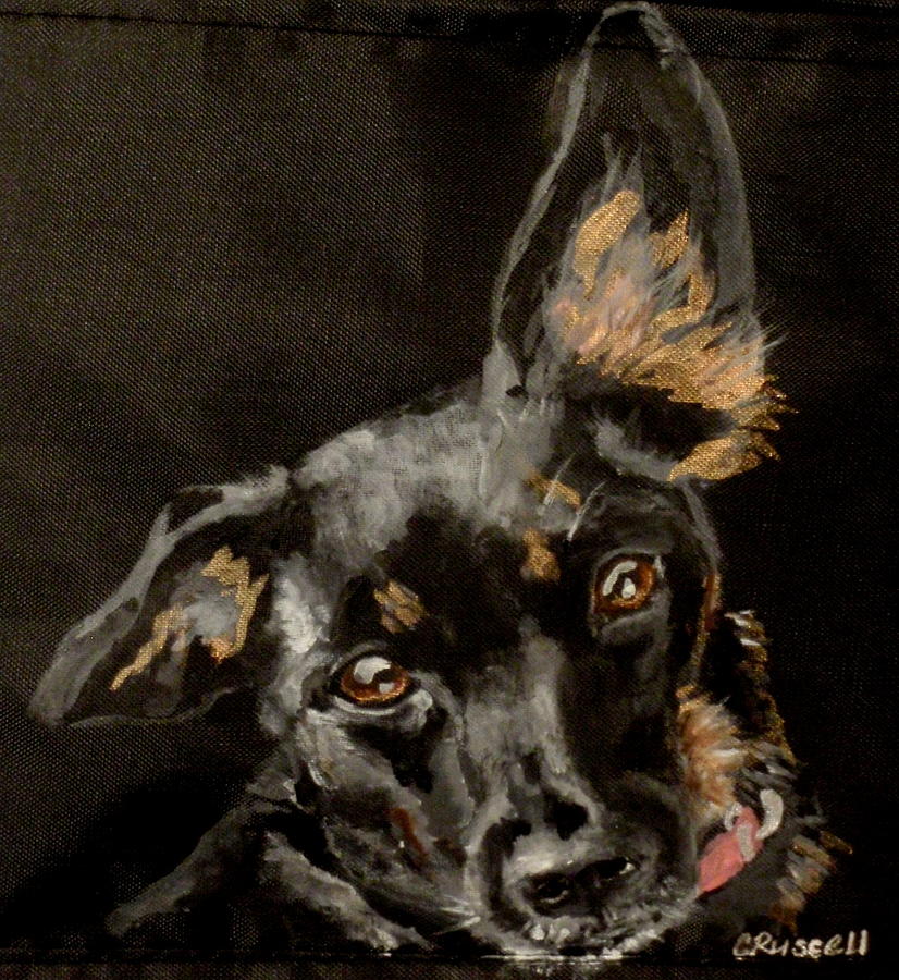 Maddie Painting by Carol Russell