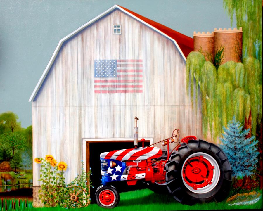 Made In America Painting by William T Templeton