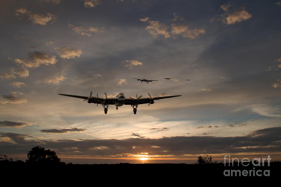 Sunset Digital Art - Made it Home by Airpower Art