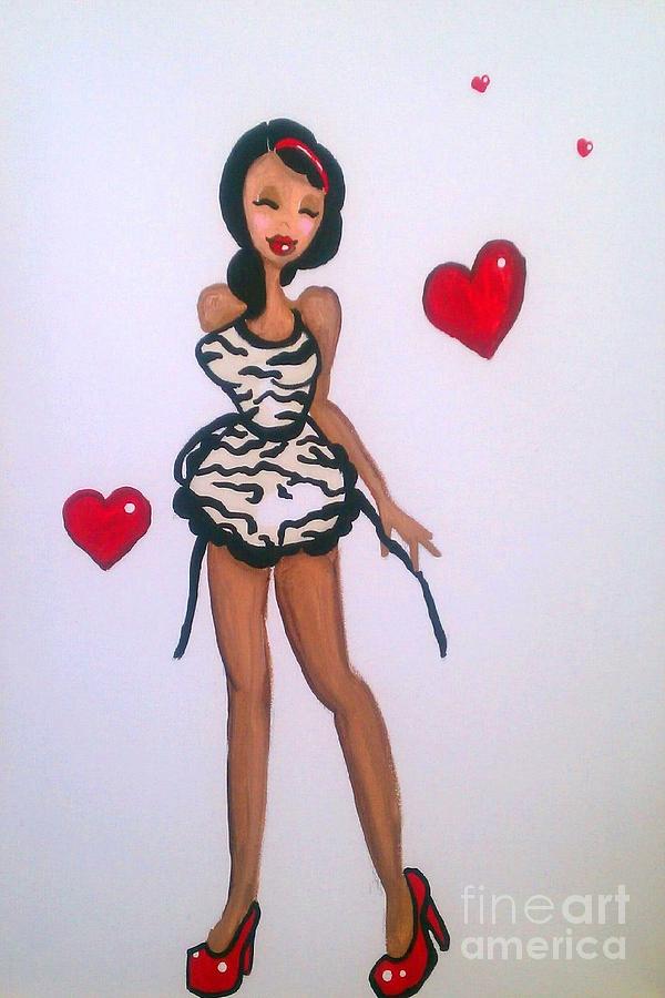 Made withLove Painting by Marisela Mungia