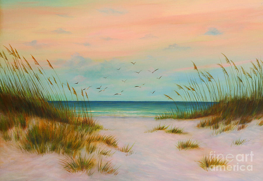 Florida Seascape Painting - Madeira Beah  by Gabriela Valencia