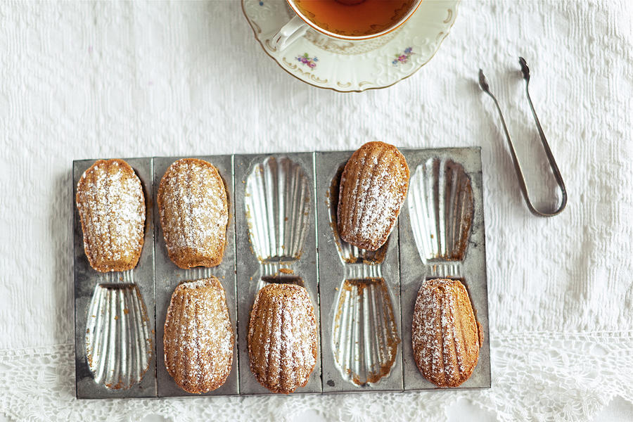 Madeleines With Tea Photograph by Ingwervanille