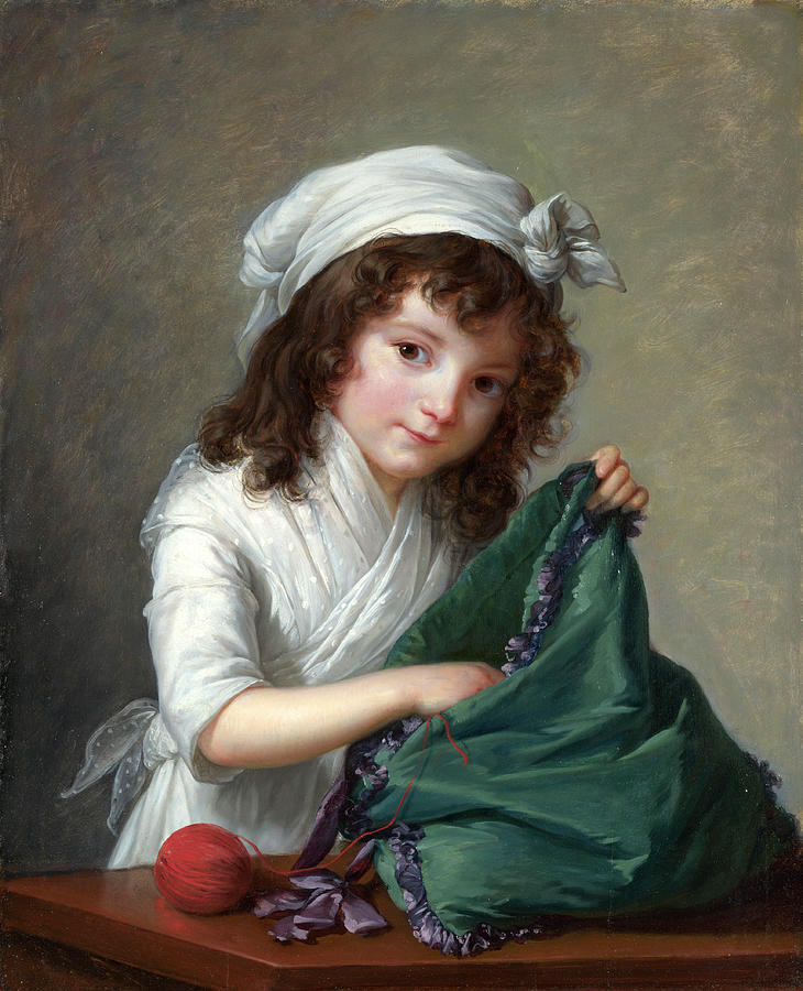 Mademoiselle Brongniart Painting by Louise Elisabeth Vigee Le Brun