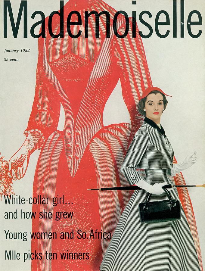 Mademoiselle Cover Featuring Nan Rees Photograph by Stephen Colhoun