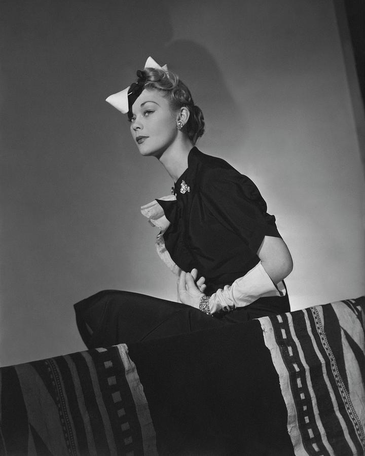 Mademoiselle Lind Wearing Patou Photograph by Horst P. Horst