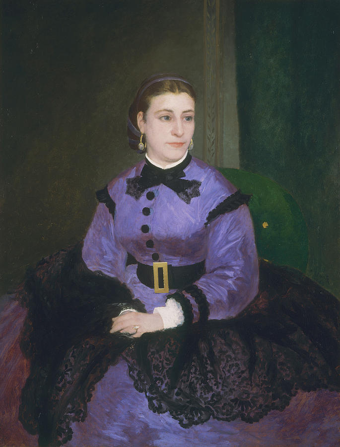 Mademoiselle Sicot Painting by Auguste Renoir
