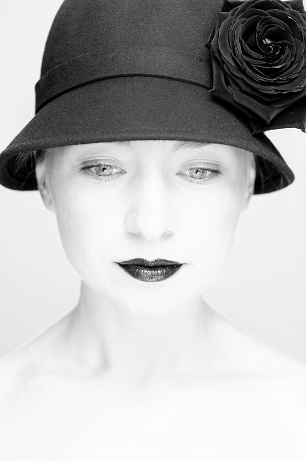 Black And White Photograph - Mademoiselle by Silvia Floarea Toth
