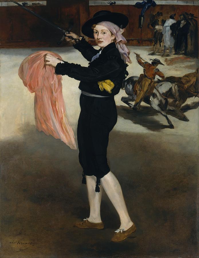 Edouard Manet Painting - Mademoiselle V. . . in the Costume of an Espada by Edouard Manet