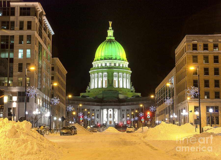 Madison Capitol Photograph by Steven Ralser