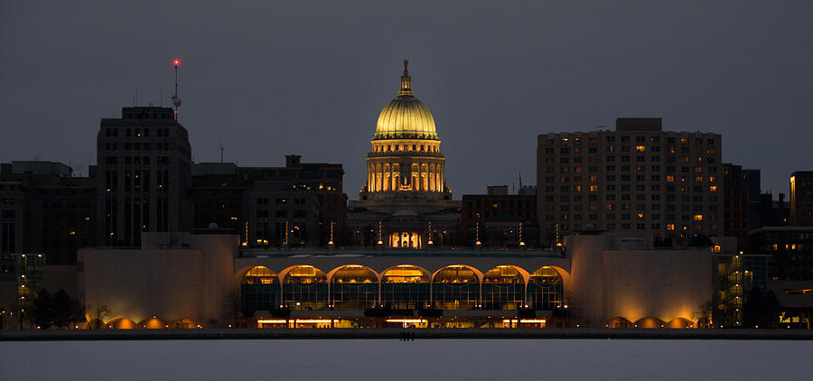Madison Skyline Photograph by Gerald DeBoer