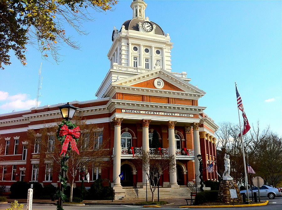 Madisons Morgan County Courthouse Photograph by Denise Mazzocco
