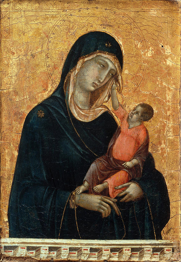 Madonna and Child Painting by Duccio