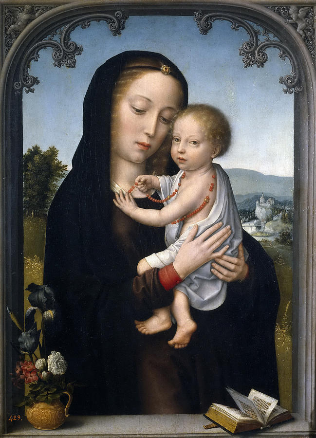 Madonna and Child Painting by Gerard David - Fine Art America