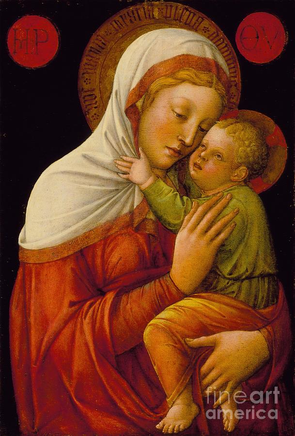 Madonna Painting - Madonna and Child by Jacopo Bellini by Jacopo Bellini