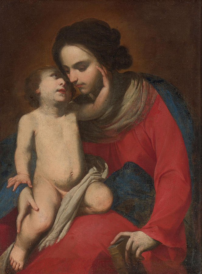 Madonna and Child Painting by Massimo Stanzione