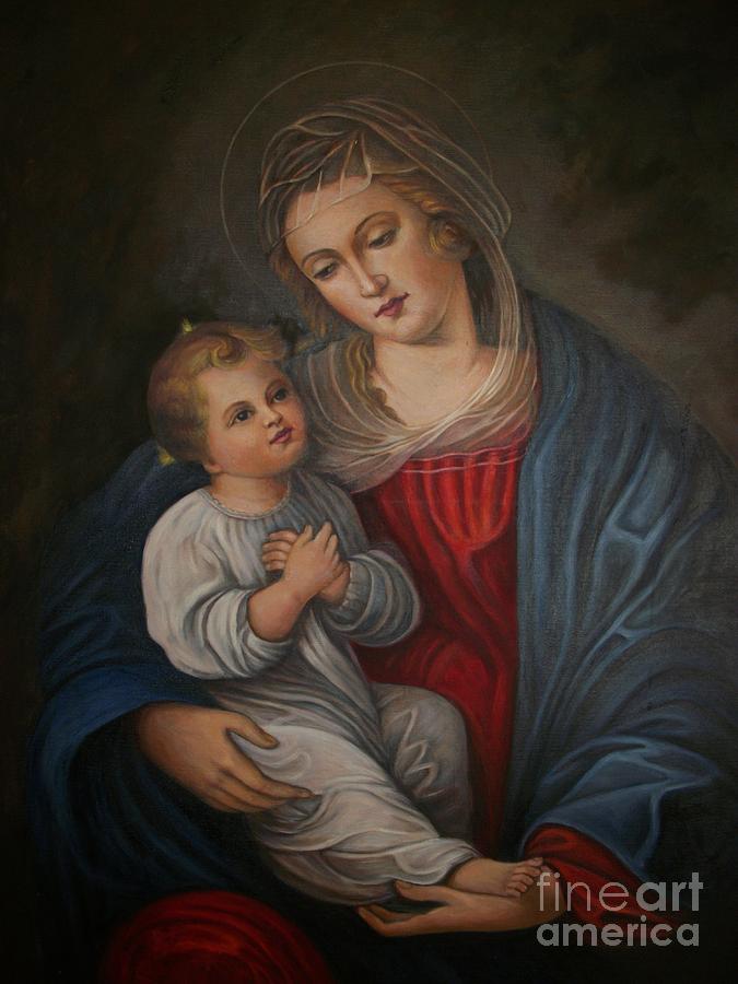 Madonna Painting - Madonna and Child by Paul Galante