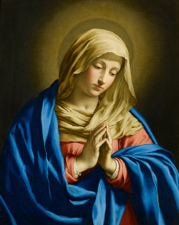 Madonna at Prayer Painting by Giovanni Battista Salvi