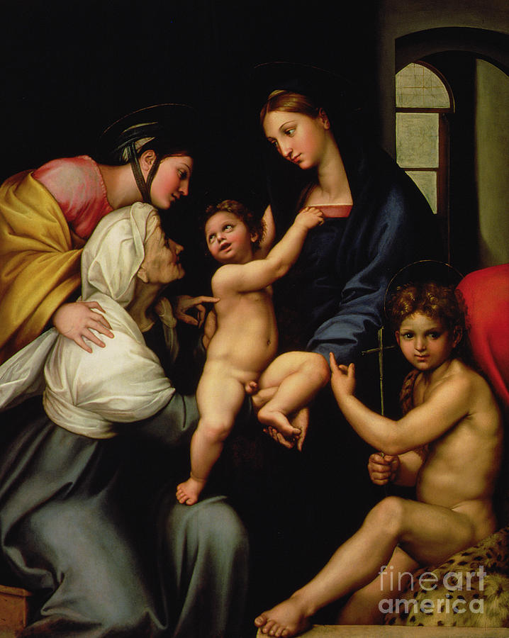 Madonna Painting - Madonna dellImpannata by Raphael by Raphael
