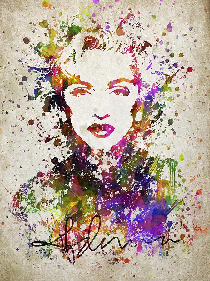 Madonna in Color Digital Art by Aged Pixel