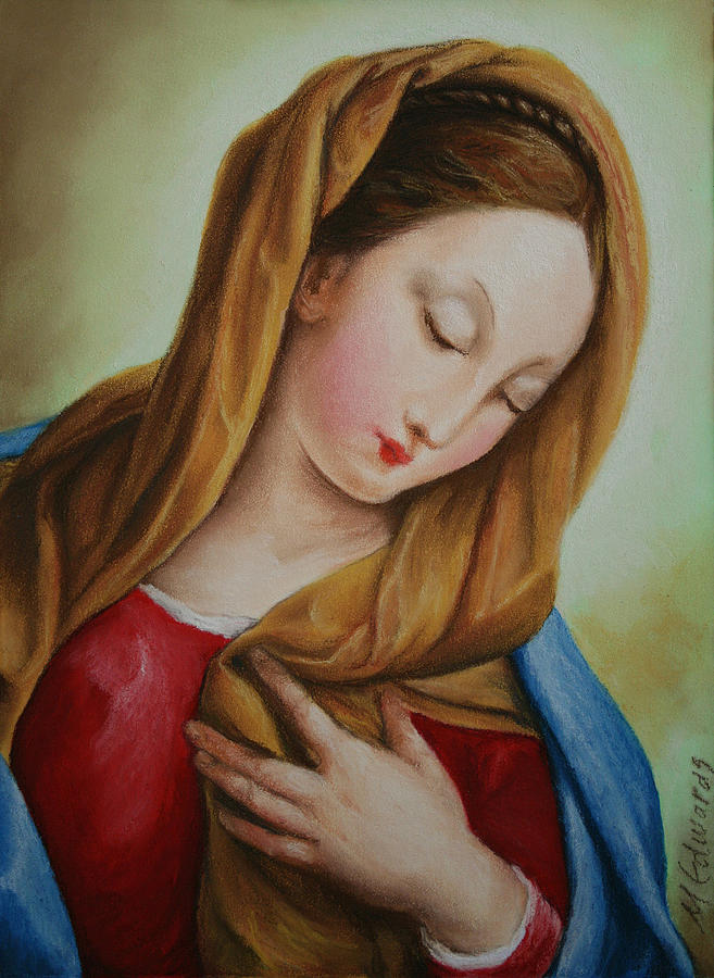 Madonna Pastel by Marna Edwards Flavell