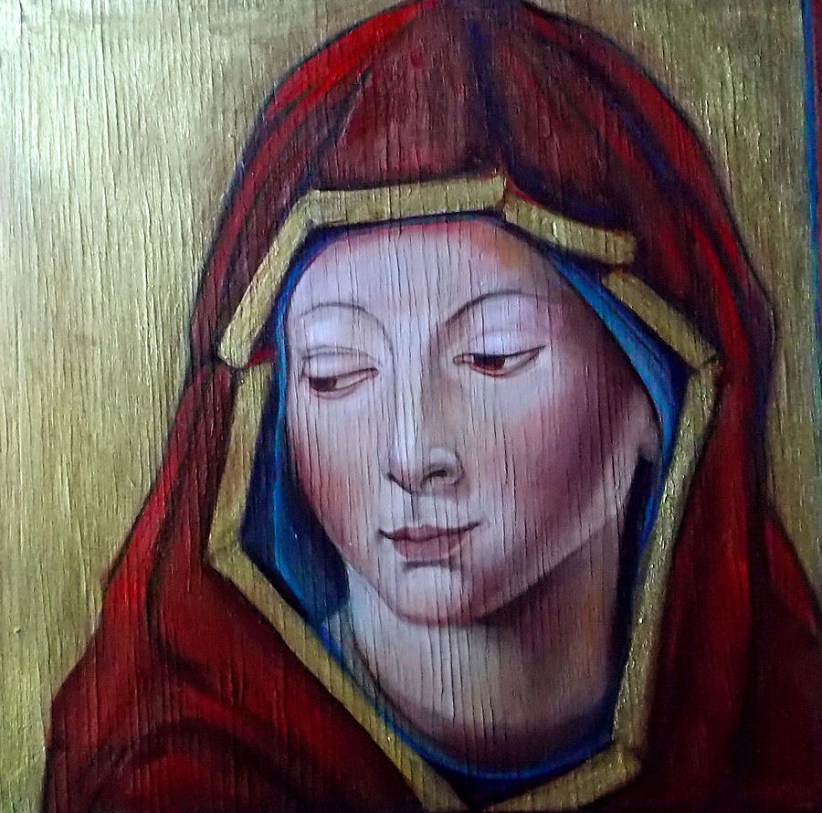 Madonna of Peace Painting by Irena Mohr