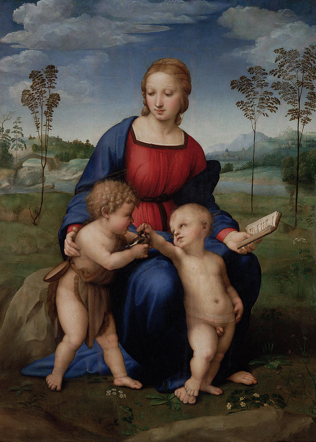 Madonna Of The Goldfinch Painting - Madonna of the Goldfinch by Raphael