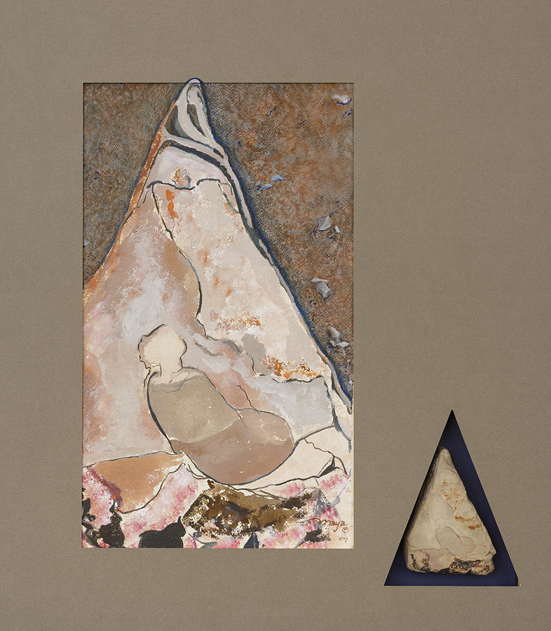 Madonna on a Rock Painting by Illusions Maya Madonna on a Rock Painting by Illusions Maya