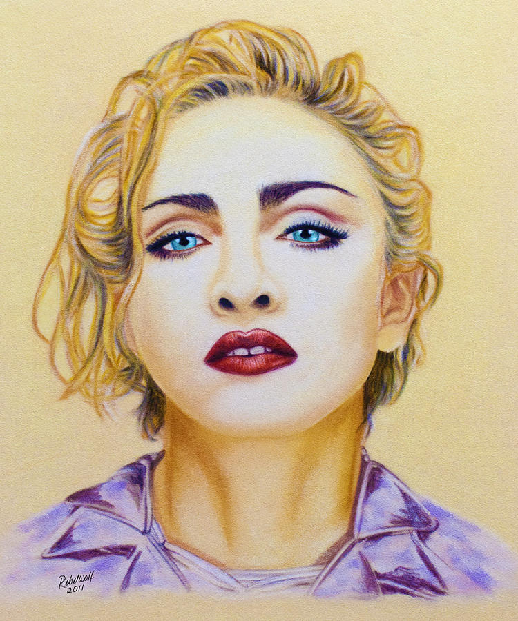 Madonna Pastel by Rebelwolf - Fine Art America