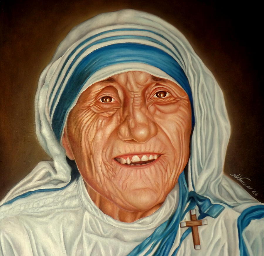 Madre Teresa Painting by Alessandra Veccia - Fine Art America