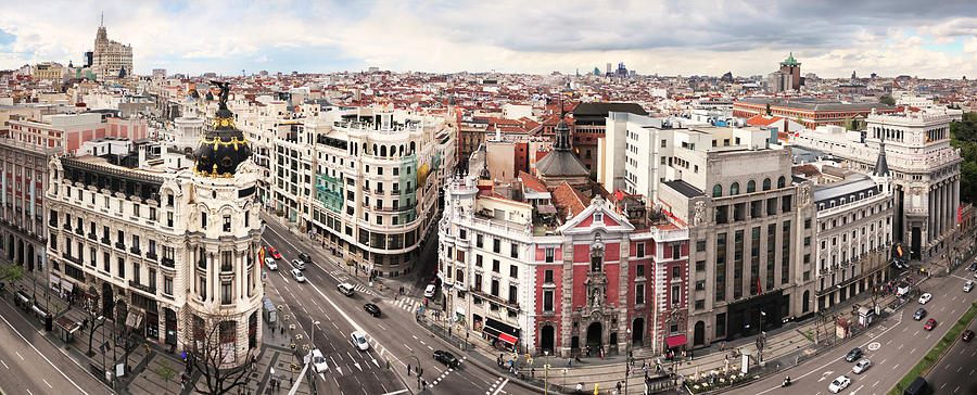 Madrid Classic Cityscape Photograph by Nicolamargaret