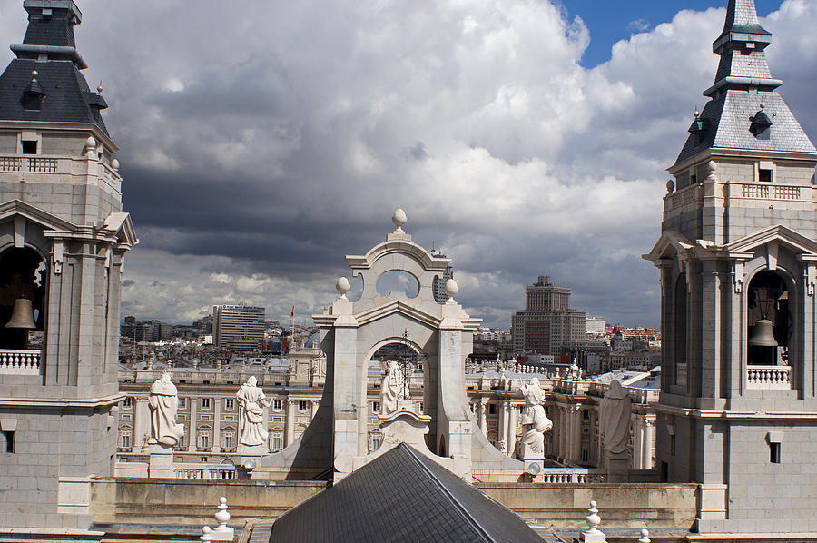 Madrid from the Cathedral Photograph by Steve Breslow