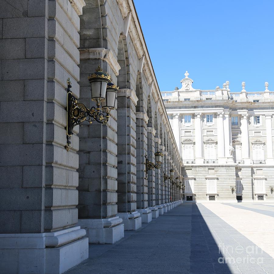 Madrid Palace Courtyard Photograph by Carol Groenen