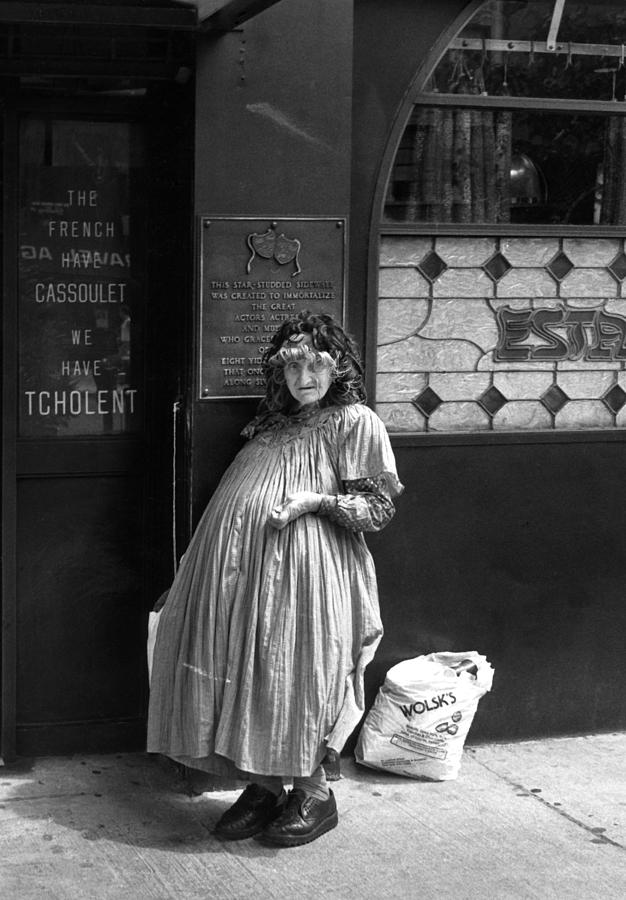 Madwoman of Second Avenue Photograph by Robert Ullmann