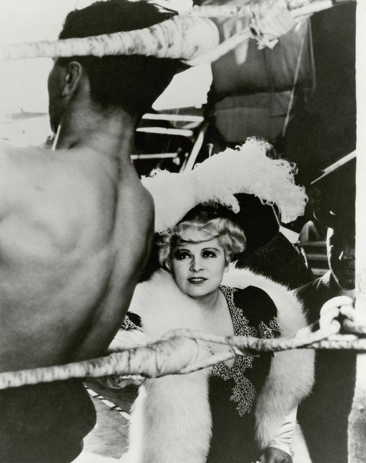 Mae West On The Set Of It Aint No Sin Photograph by George Hoyningen-Huene