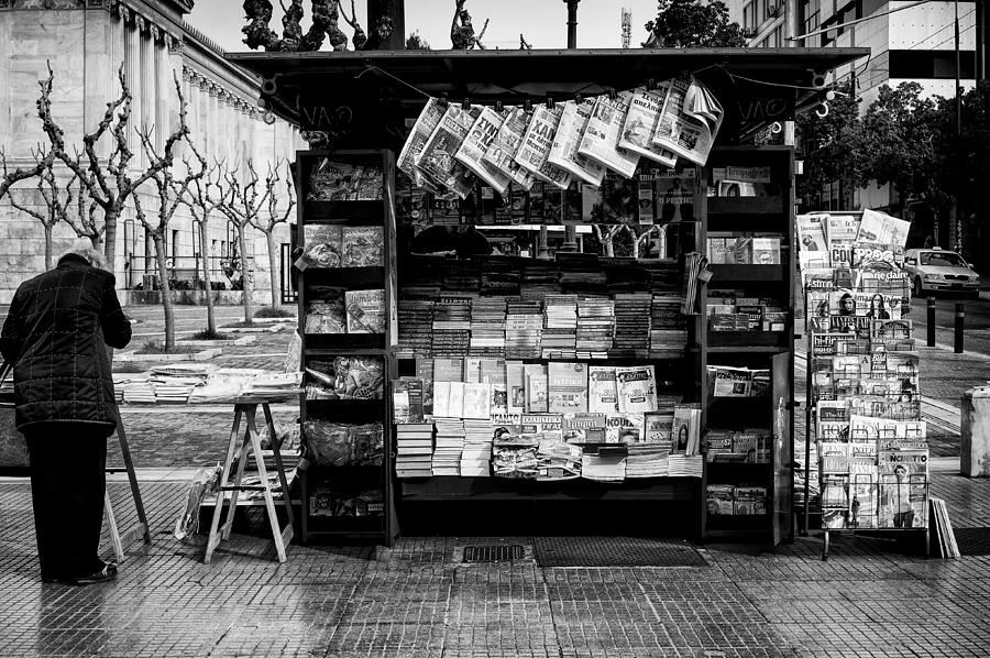 Magazines and newspapers Photograph by Spyros Papaspyropoulos 