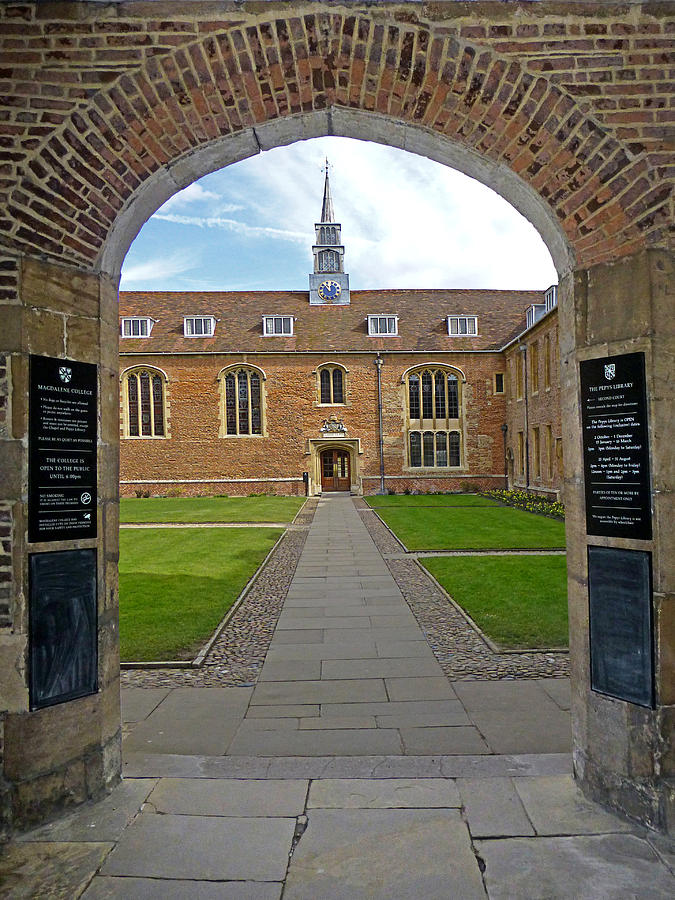 Magdalene College Cambridge Photograph by Gill Billington
