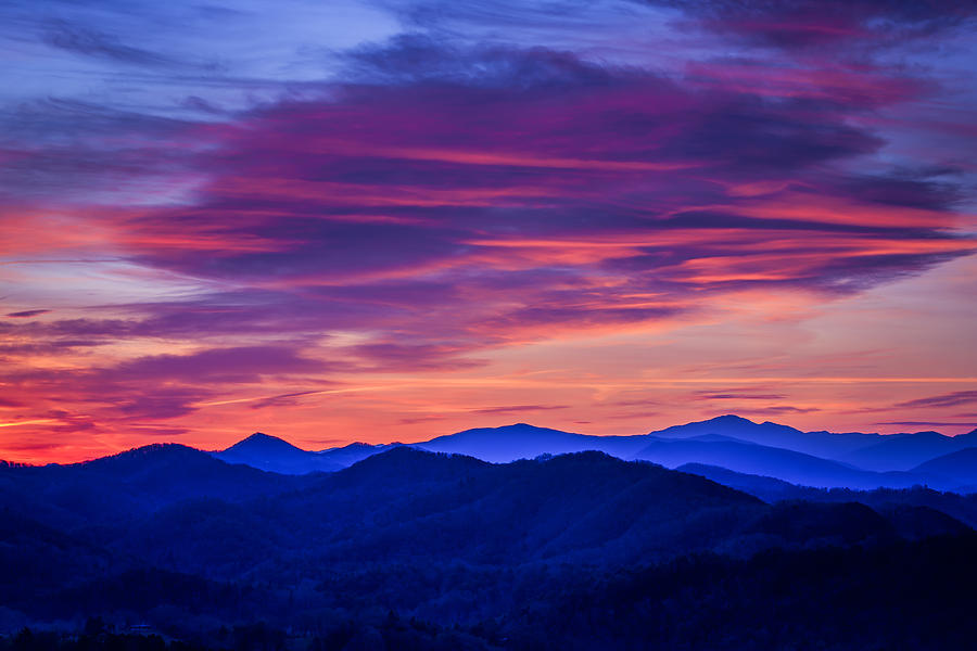 Magenta Mountain Majesty Photograph by Mike Lang