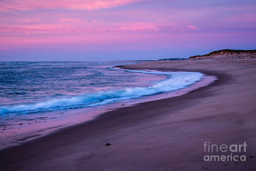 Magenta Rising - Coast Guard Beach Photograph by Susan Cole Kelly