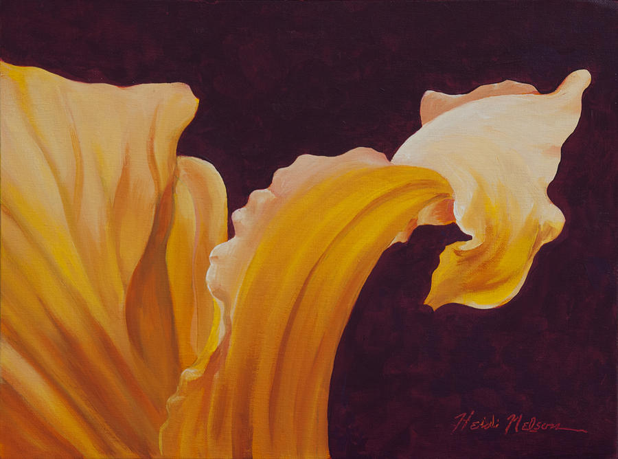 Magestic Daffodill Painting by Heidi E Nelson