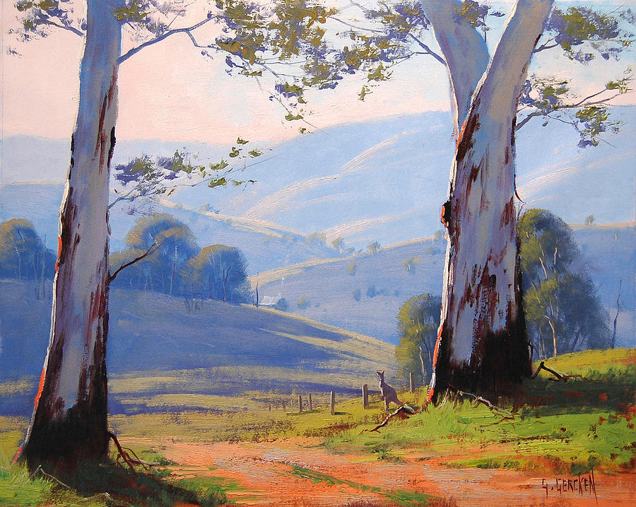 Nature Painting - Magestic Gums by Graham Gercken