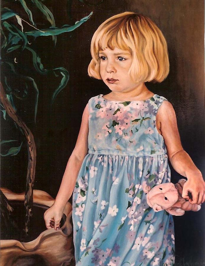 Maggie Painting by Christine Lytwynczuk